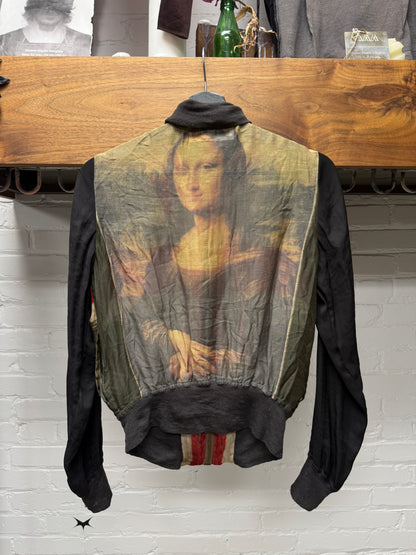 Share Spirit ‘Union Jack’ Silk Blend Mesh Zip-Up Jacket
