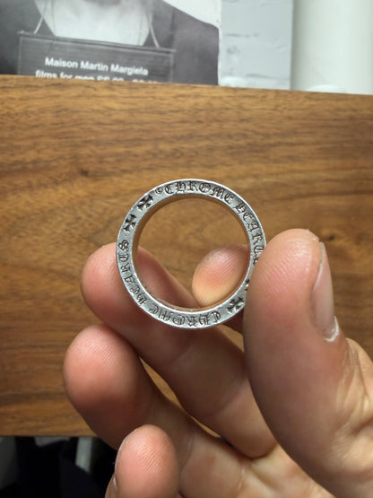 Chrome Hearts ‘Fuck You’ .925 Silver Spacer Ring
