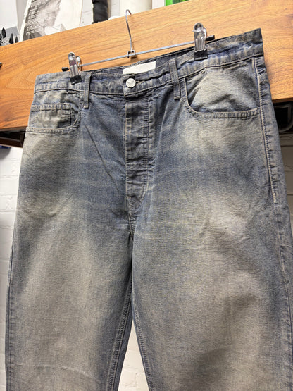 Alexander Digenova Grey Straight Leg ‘Duct Tape’ Denim