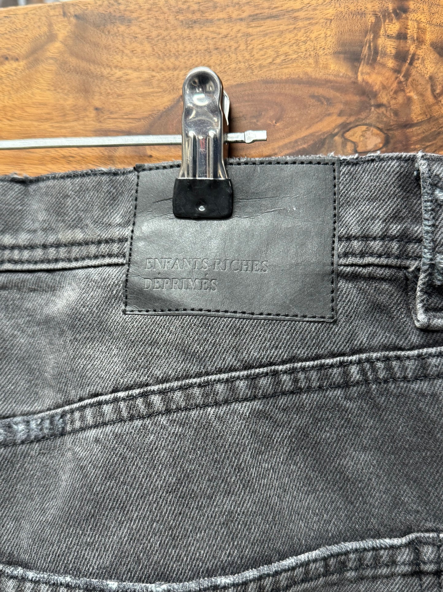 AW2024 Enfants Riche Deprimes Corduroy Appliqué Flared Leg Denim