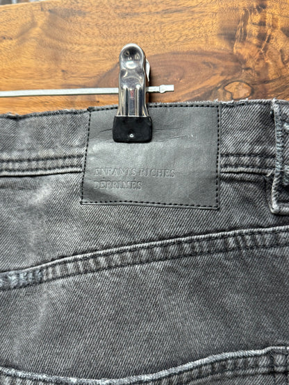 AW2024 Enfants Riche Deprimes Corduroy Appliqué Flared Leg Denim