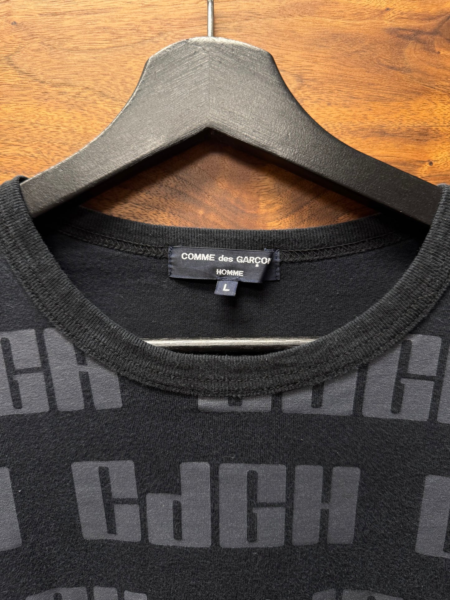 SS2020 Comme Des Garçons Homme ‘Abbreviation Print’ T-Shirt