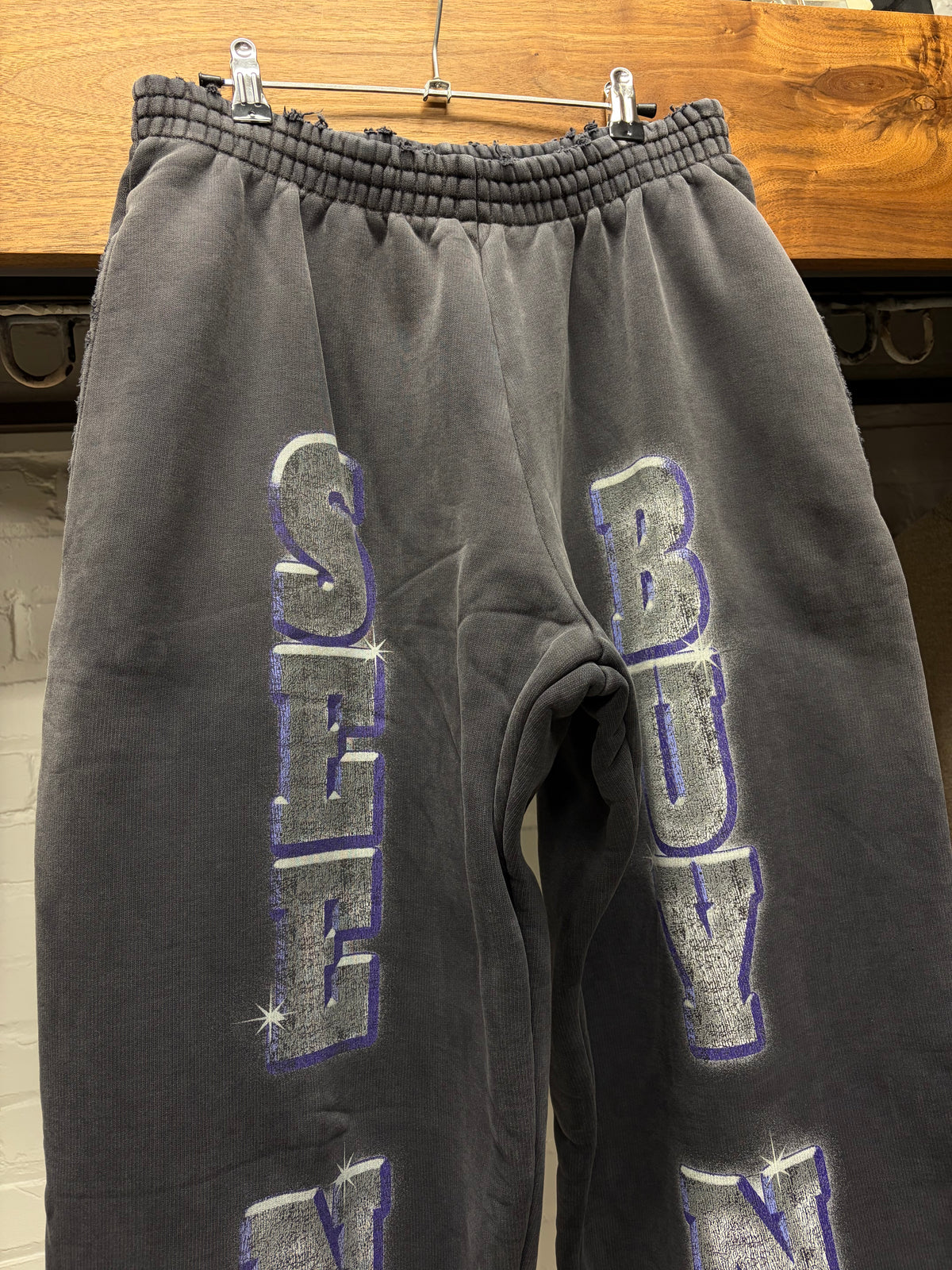 2023 Balenciaga ‘See Now Buy Now’ Distressed Heavyweight Cotton Sweatpants