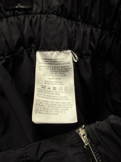 Bottega Veneta ‘Exposed Zip’ Black Nylon Track Pants