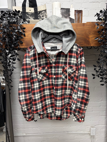 AW2005 Number (N)ine ‘The High Streets’ Hooded Plaid Flannel