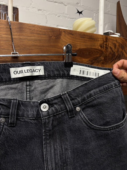 Our Legacy Washed Grey ‘Third Cut’ Denim