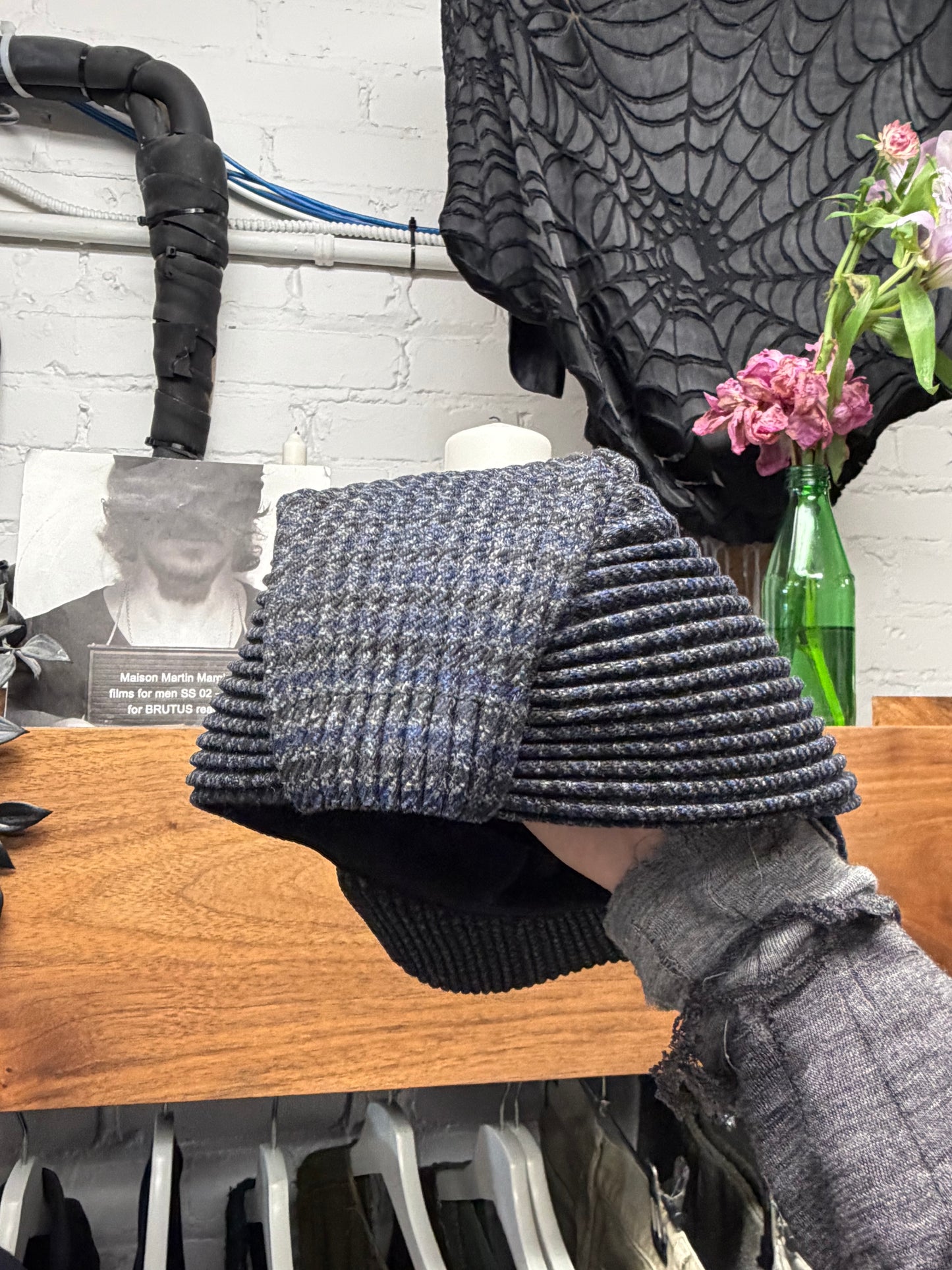 Issey Miyake Homme Plisse Pleated Baseball Cap
