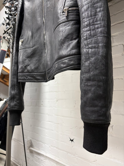 AW2017 Rick Owens ‘Geo Harness’ Lambskin Bomber Jacket