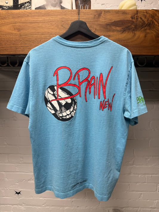 Chrome Hearts x Matty Boy ‘Brain Stain’ Blue Short Sleeve Graphic T-Shirt