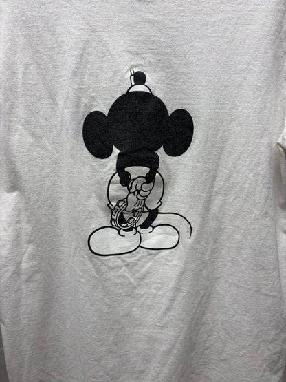 Number (N)ine ‘Mickey’ Re-Edition White Graphic T-Shirt