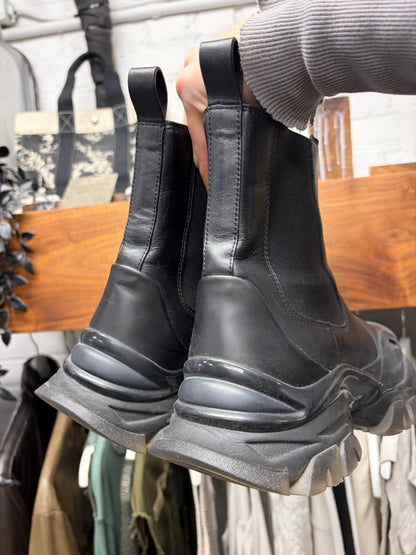 Moncler x Alyx Studios ‘Ary’ Black Leather Ankle Boots