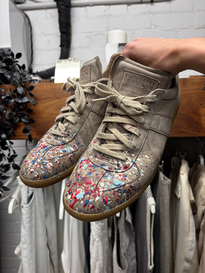 Maison Margiela G.A.T. Paint Splatter Low Top Sneakers