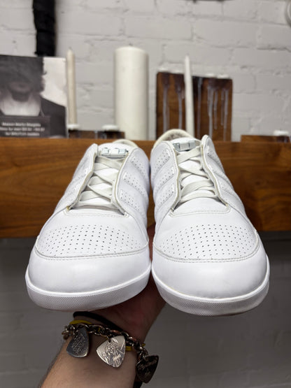 Y-3 by Yohji Yamamoto ‘Honja’ White Leather Low Top Sneakers