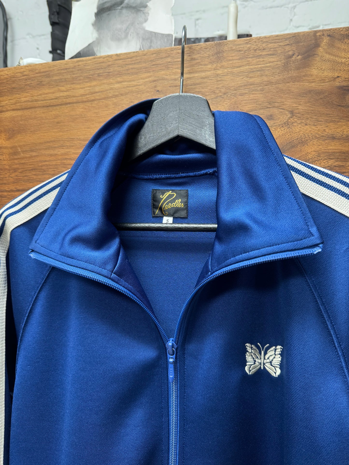 Needles Blue/White Striped Track Jacket