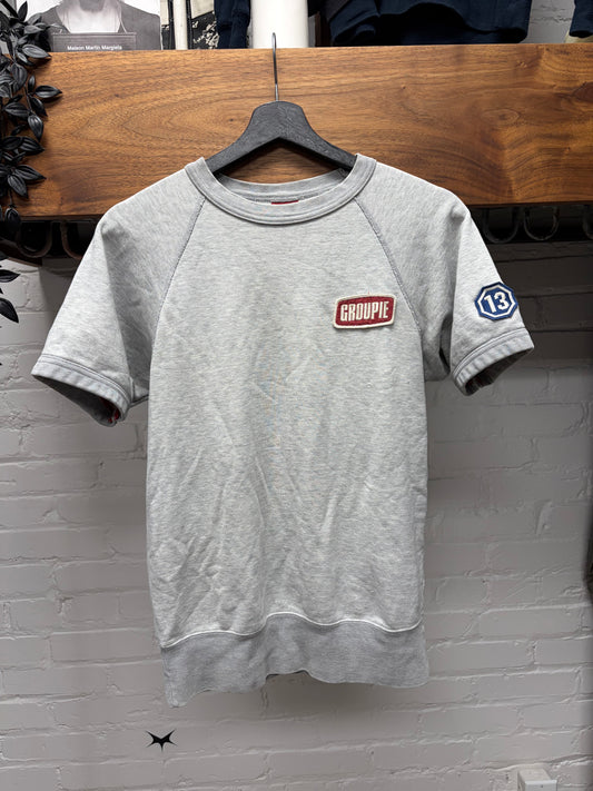2000s Hysteric Glamour ‘Groupie’ Patchwork Short Sleeve Sweatshirt