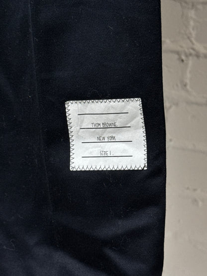 Thom Browne Navy Blue Chino Pants