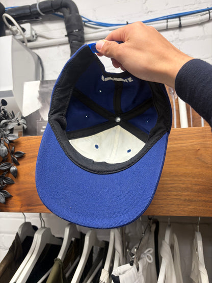 SS2017 Supreme ‘Warp Logo’ Blue Strap-Back Hat