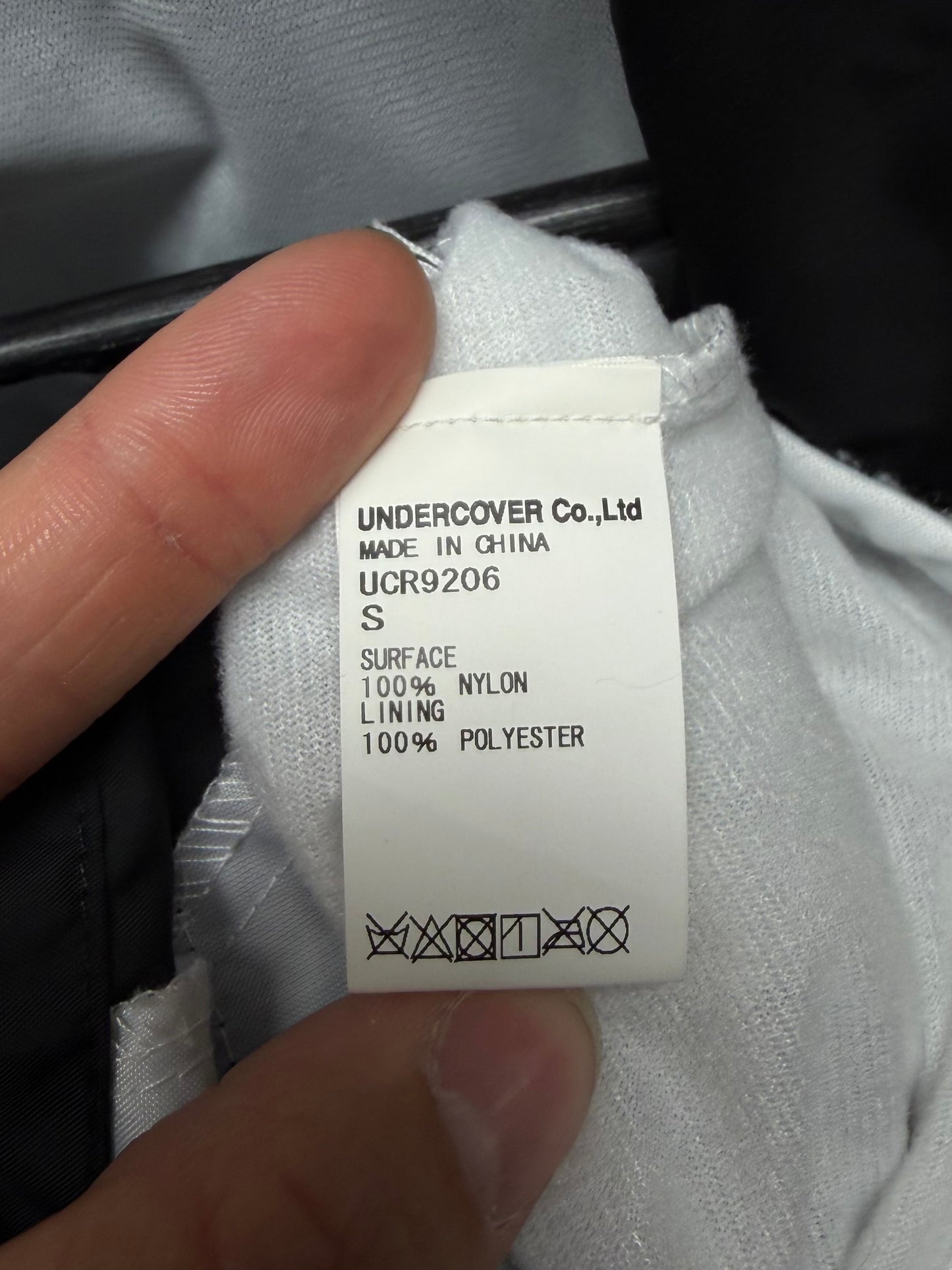 Undercover ‘U Logo’ Black Nylon Coaches Jacket
