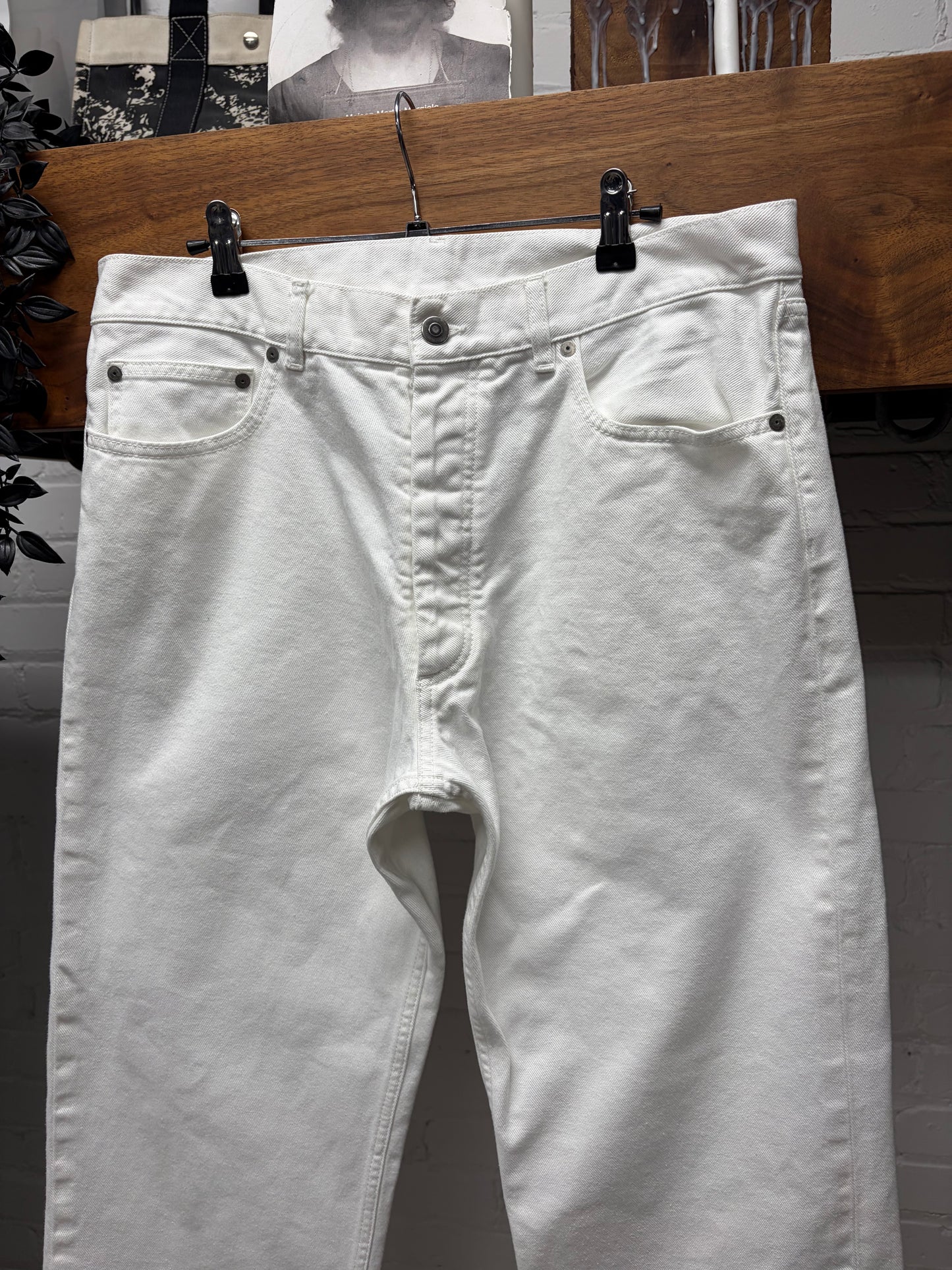 SS2022 Maison Margiela White Skinny Jeans