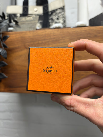 Hermes Palladium Plated Mini Trio ‘Twilly’ Ring