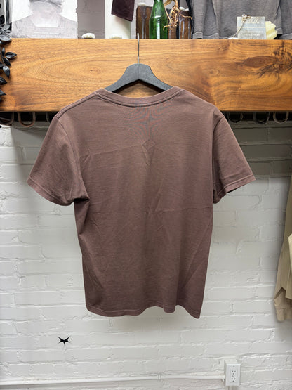 AW2002 Number (N)ine ‘Nowhere Man’ Pixelated Brown Graphic T-Shirt
