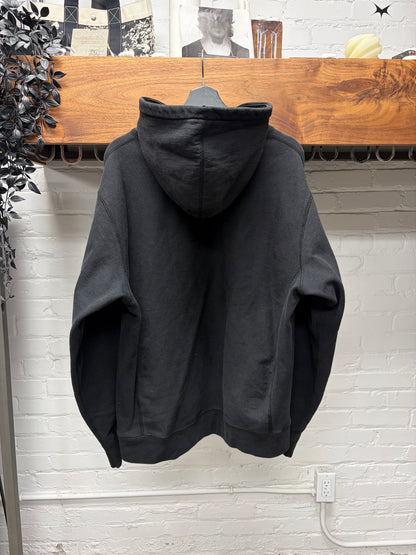 AW2019 Supreme Paisley ‘Box Logo’ Black/Black Hoodie