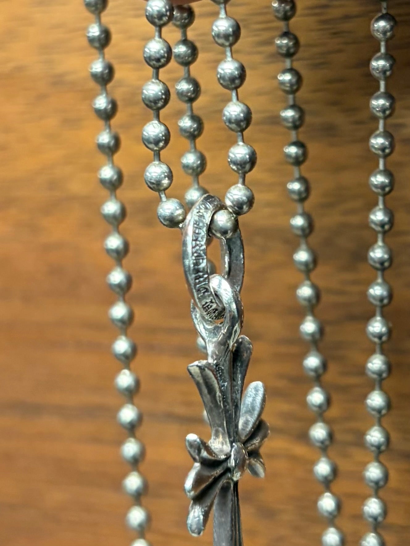 Chrome Hearts ‘Ch Cross’ 925 Silver Cross Pendant