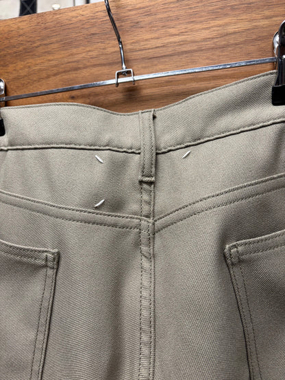 2018 Margiela Flared Leg Relaxed Cut Trousers
