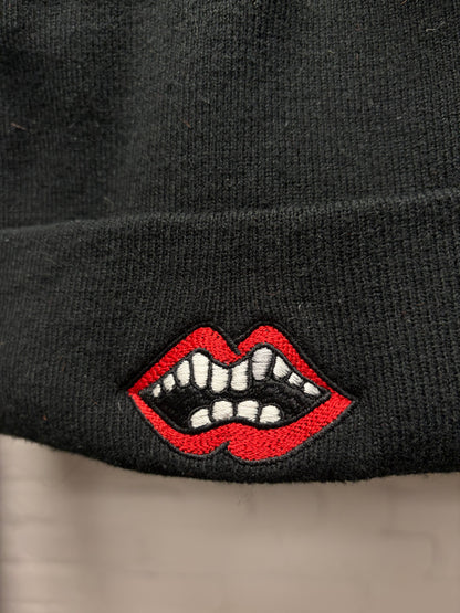 Chrome Hearts x Matty Boy ‘Lips’ Black Embroidered Logo Beanie