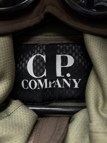 C.P. Company ‘Goggles’ Hooded Brown RainProof Shell Jacket