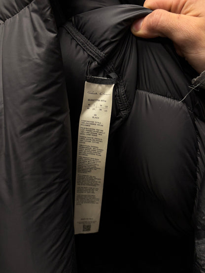 AW2023 Rick Owens Black Jumbo Duvet ‘Peter’ Oversized Down Puffer Jacket