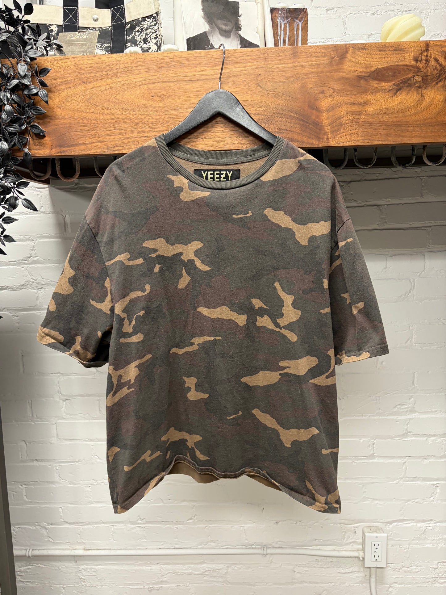 Yeezy Season 1 Army Camouflage Oversized T-Shirt