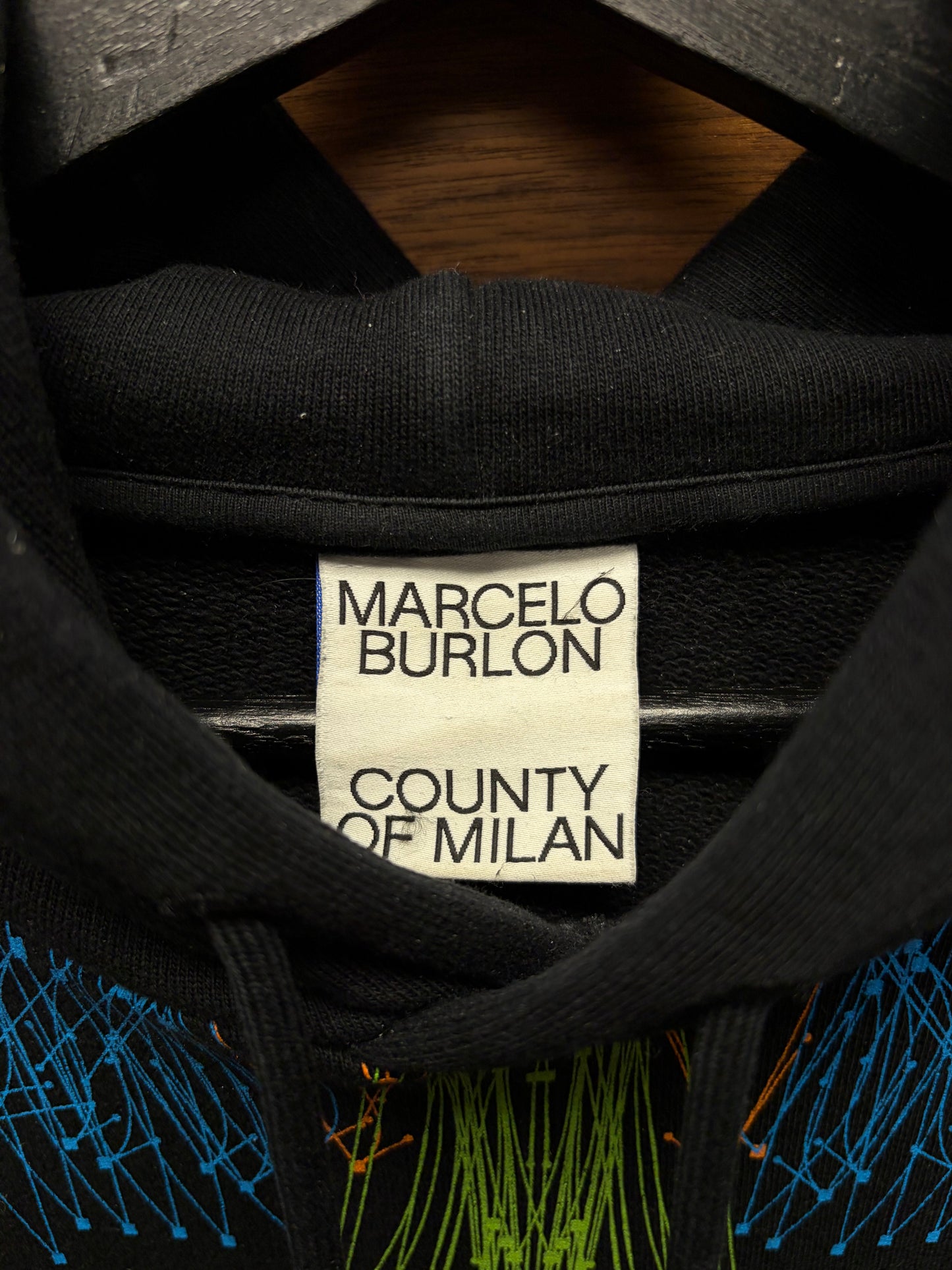 Marcelo Burlon ‘Wings’ Shoulder Detailed Hoodie
