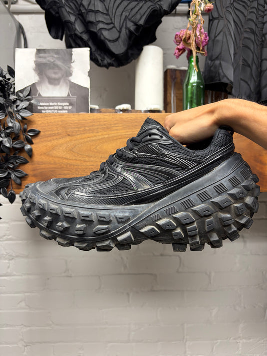 Balenciaga ‘Defender’ Tire Sole Black Low Top Sneakers