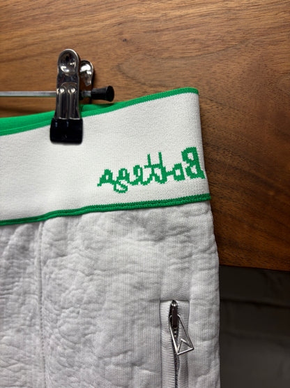 SS2022 Bottega Veneta White/Green Track Pants
