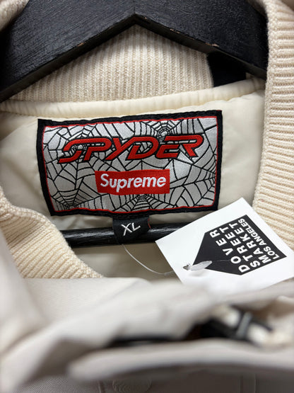 AW2024 Supreme X Spyder ‘Stone’ White Technical Jacket