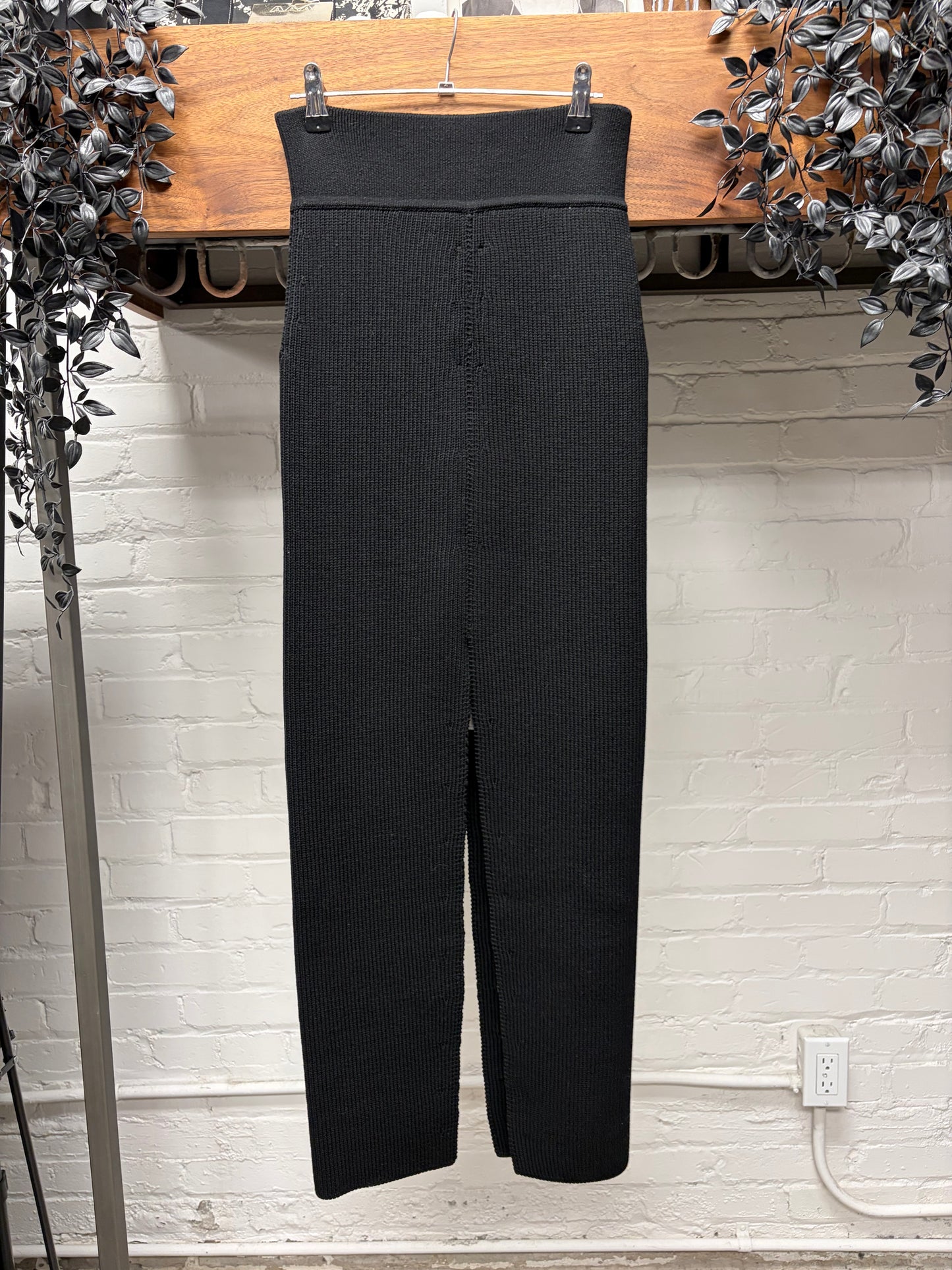 AW2025 Rick Owens ‘Concordians’ Split Black Short ‘Sliced’ Skirt