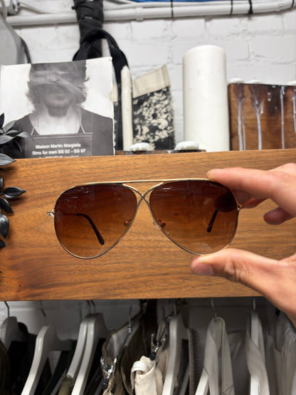 Tom Ford ‘Havana Brown’ Tinted Aviator Sunglasses