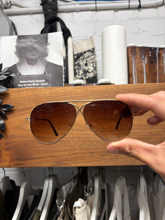 Tom Ford ‘Havana Brown’ Tinted Aviator Sunglasses