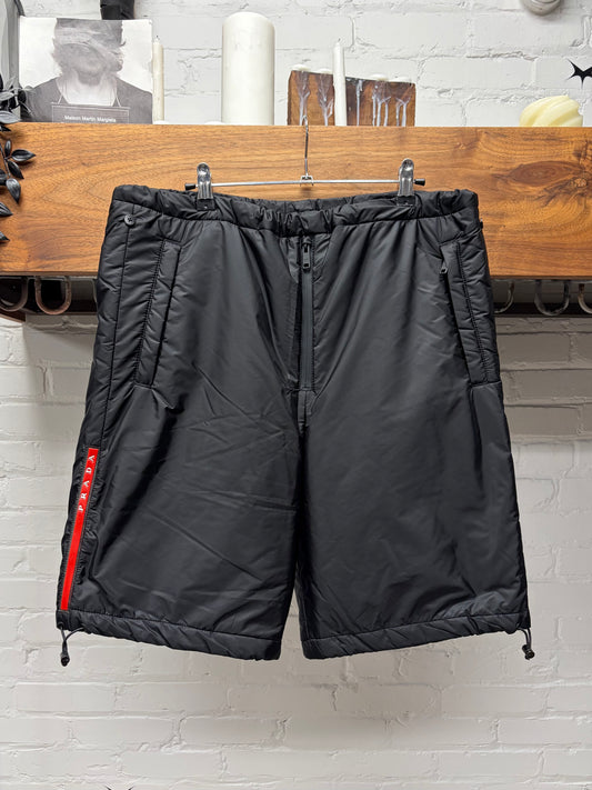 Prada Sport Black Re-Nylon Board Shorts