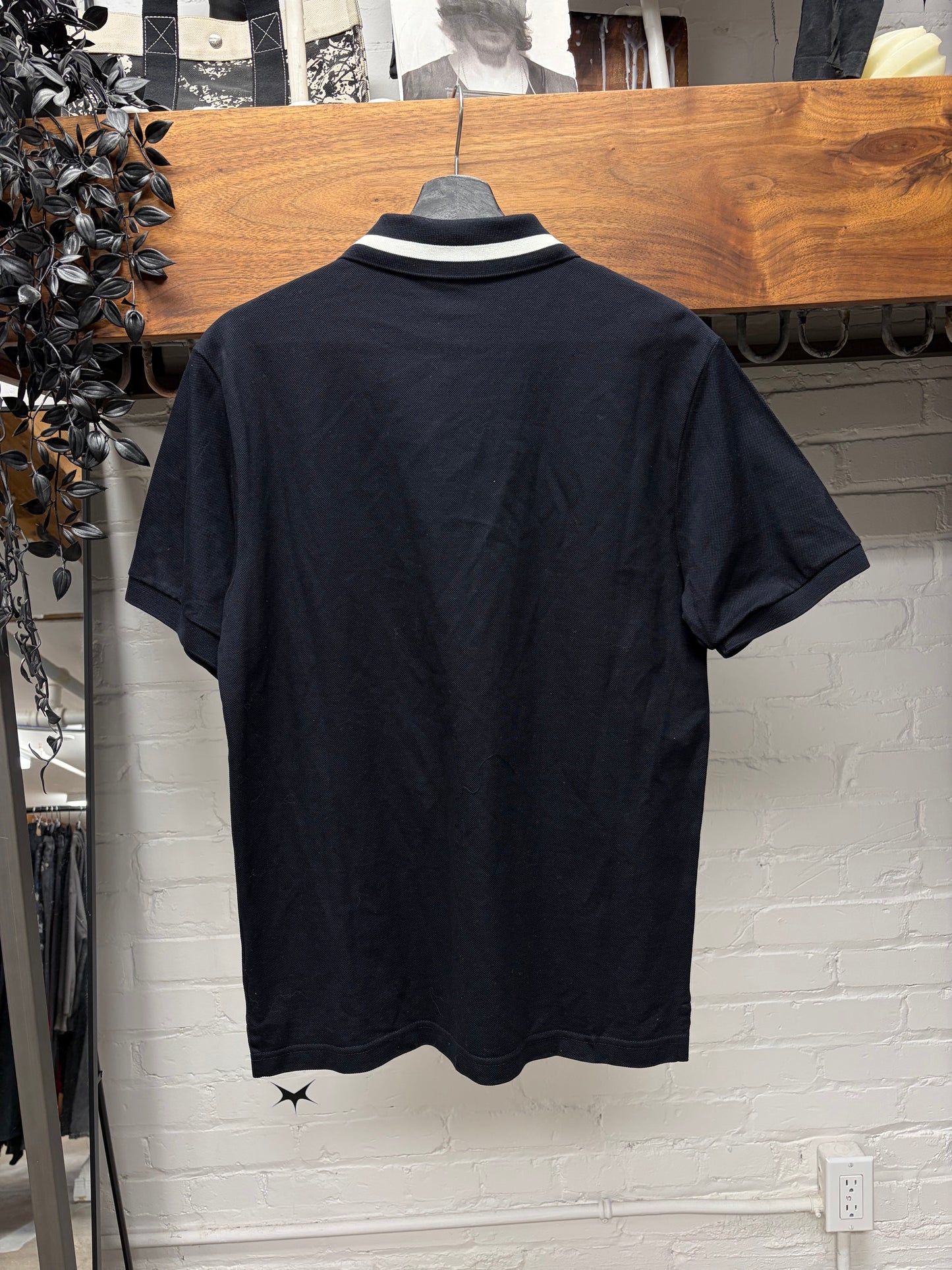 Dior x Air Jordan Navy/White Crest Logo Polo