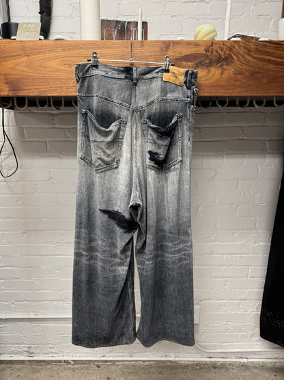 2023 Balenciaga ‘Trompe L’œil’ Sweatpant Denim