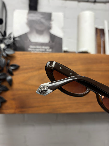 Chrome Hearts ‘Tart’ Brown Oval Shape Sunglasses