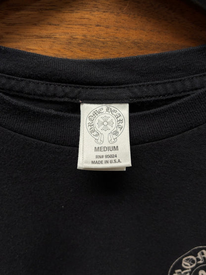 Chrome Hearts Foti ‘Horseshoe Logo’ Black Long Sleeve Shirt