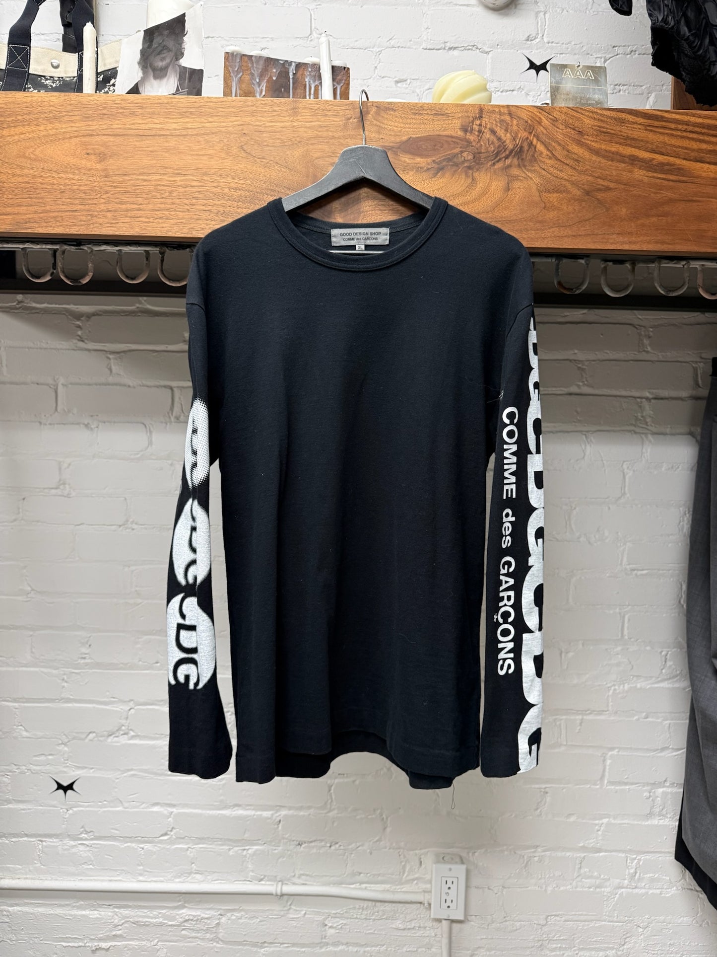 Comme Des Garçons x Good Design Shop Black Long Sleeve Logo Shirt