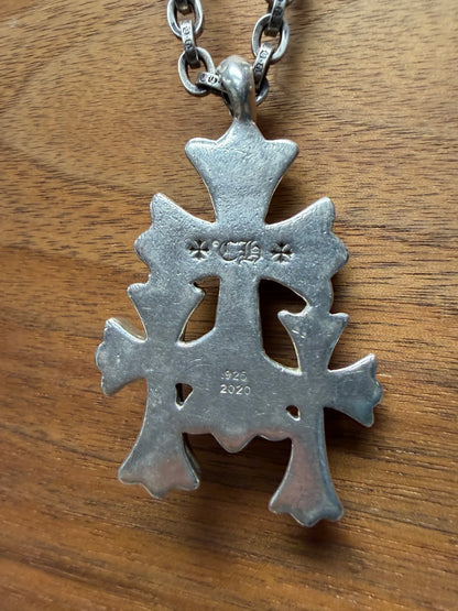 Chrome Hearts ‘Triple Cross’ .925 Silver Pendant