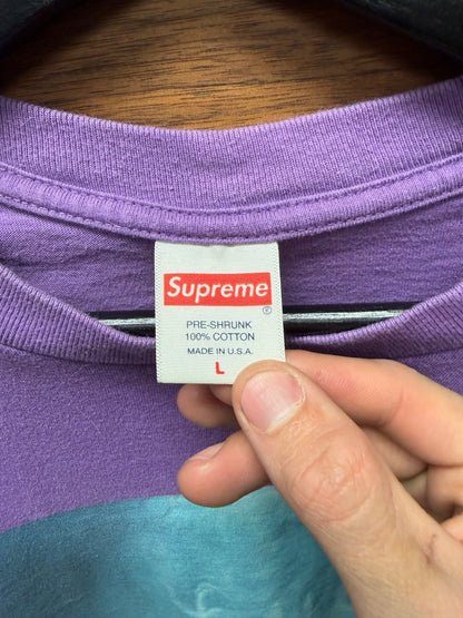 SS2021 Supreme x Dan Colen ‘Fuck’ Candle Purple Graphic T-Shirt