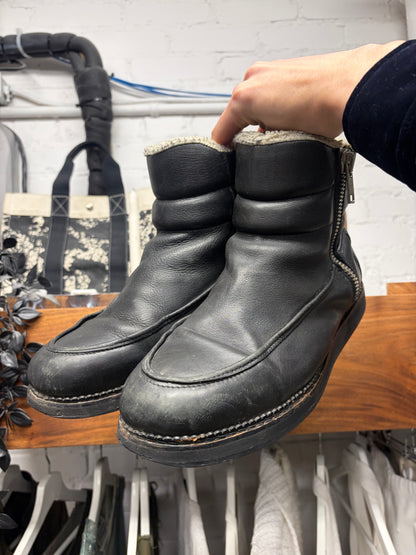 Silent by Damir Doma ‘Samaris’ Black Shearling Leather Boots