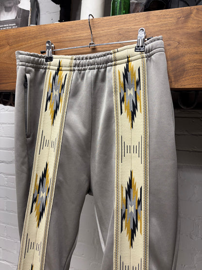 Kapital ‘Kochi & Zephyr’ Frontline Grey Tribal Flared Leg Track Pants