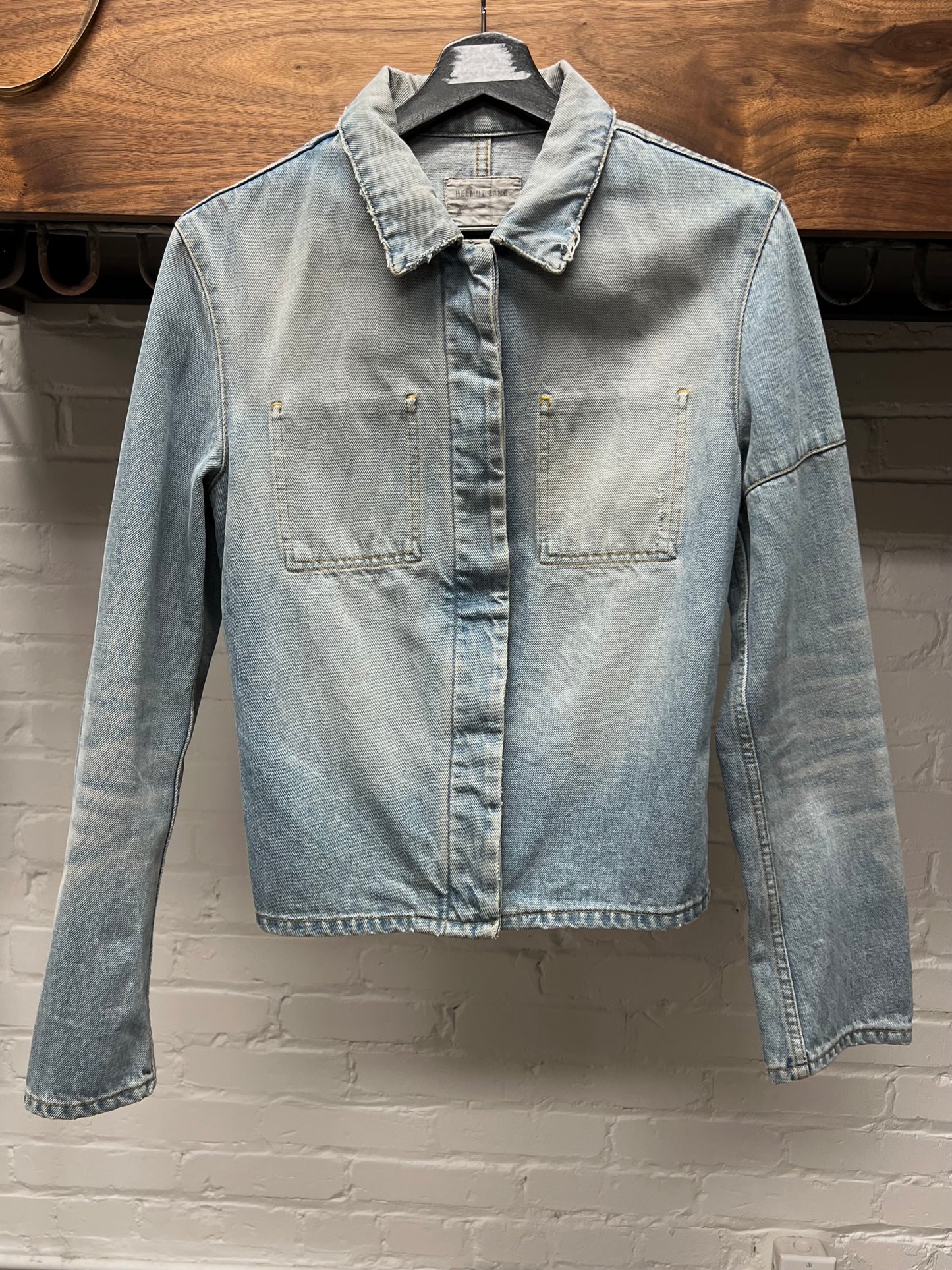 SS04 Helmut Lang Hand Painted ‘Finger Lakes’ Denim Jacket